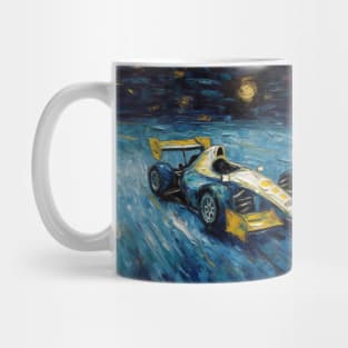 Formula one racing shirt painting Mug
